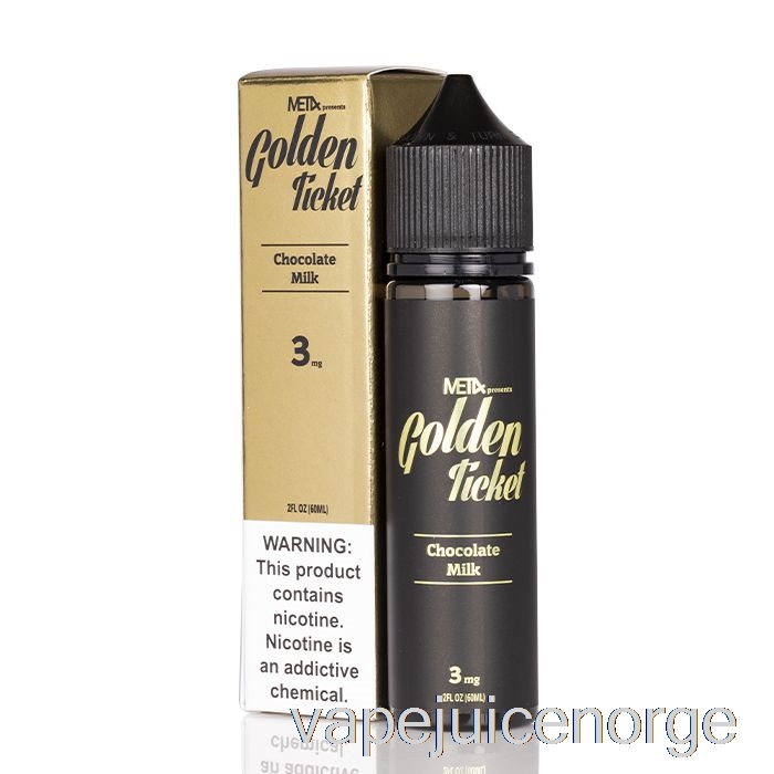 Vape Juice Golden Ticket Av Met4 Vapor - 60ml 6mg